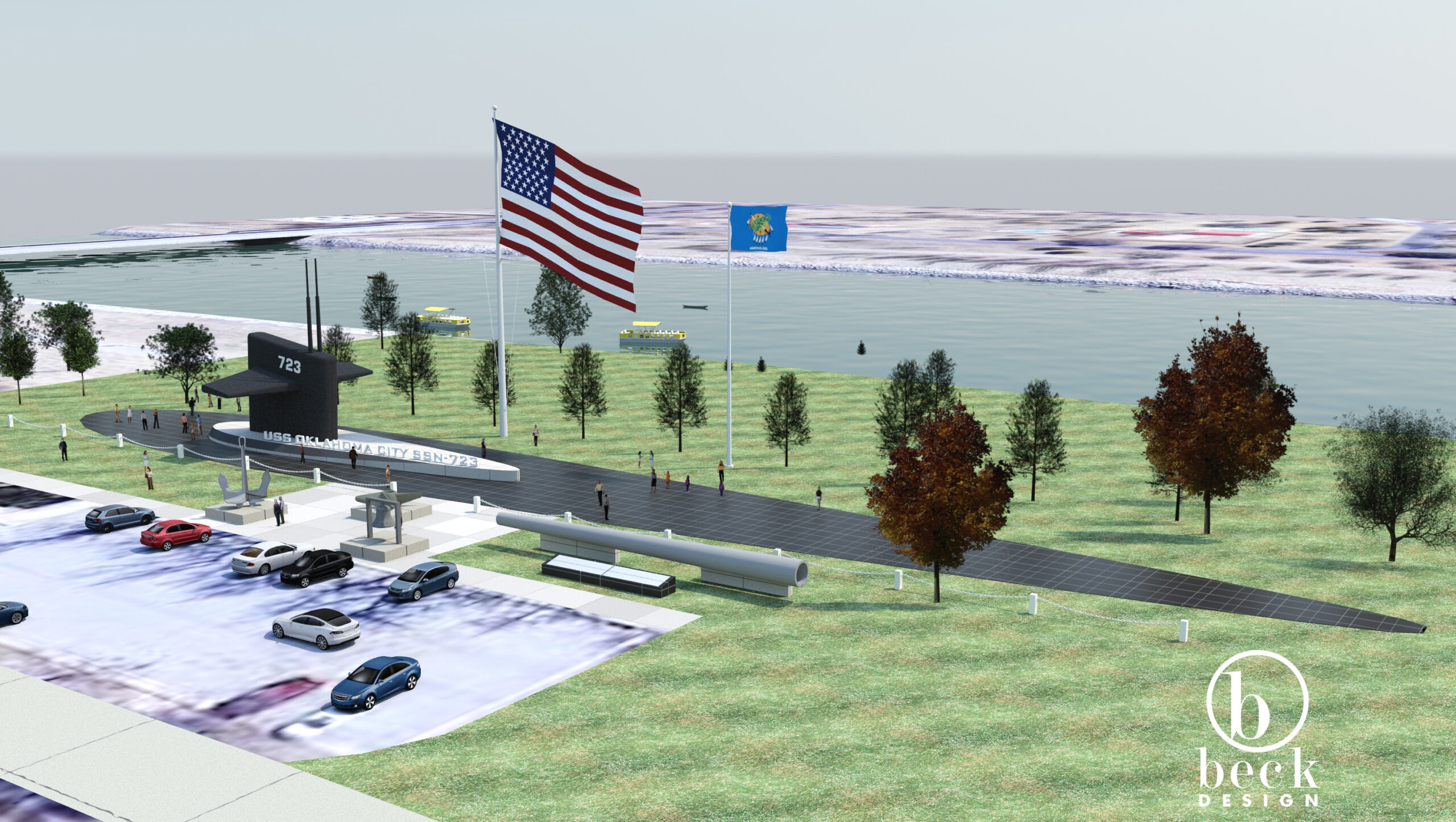 Maritime Display Planned in OKC Park Along Oklahoma River