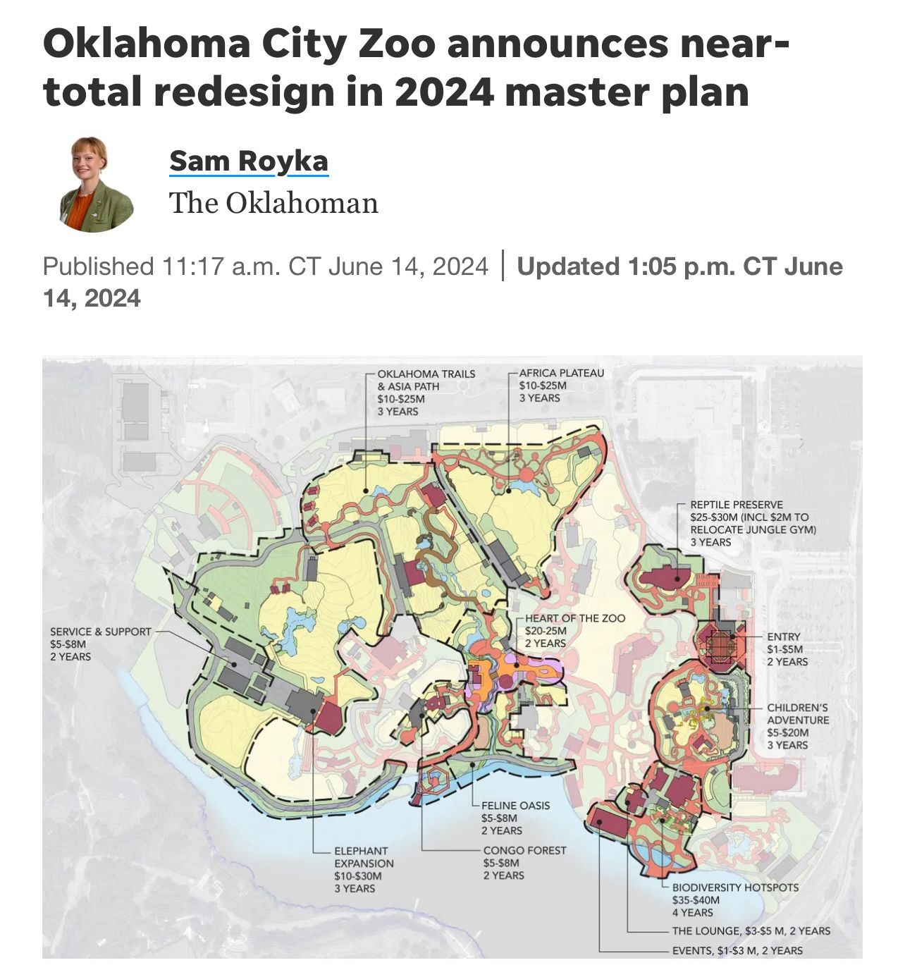 Oklahoma City Zoo Announces Near-Total Redesign in 2024 Master Plan ...